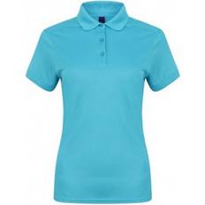 Henbury Ladies Micro-Fine Pique Polo Shirt - Turquoise