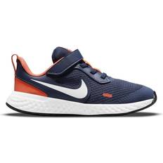 Nike Revolution 5 PSV - Midnight Navy/Orange/White