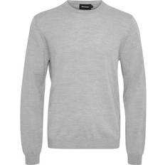 Matinique Margrate Pullover - Lt Grey Melange