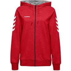 Hummel Go Cotton Zip Hoodie Women - True Red