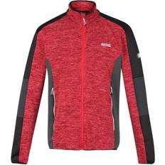 Regatta Coladane Full Zip Marl Walking Fleece - Chinese Red/Black