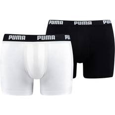 Puma Unterhosen Puma Basic Men's Boxers 2-pack - White/Black