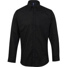 Premier Signature Oxford Long Sleeve Work Shirt - Black