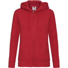 Fruit of the Loom Ladies Premium Hoodie - Red