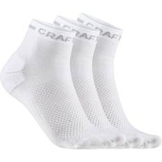 Hvite Sokker Craft Sportswear Core Dry Shaftless 3-pack Socks Men - White