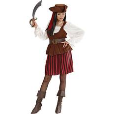 Widmann Pirate Costume with Brown Vest for Women