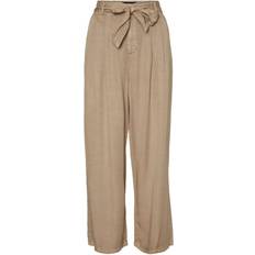 Vero Moda Mia Relaxed Fit Tencel Pants - Silver Mink