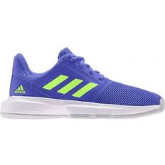 Adidas Schlägersportschuhe Adidas Junior CourtJam Tennis - Sonic Ink/Signal Green/Cloud White (H68132)