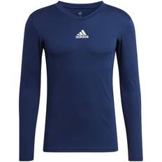 Men - Soccer Base Layers Adidas Team Base Long Sleeve T-Shirt Men - Team Navy