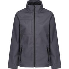 Regatta Women's Octagon II Printable 3 Layer Membrane Softshell Jacket - Seal Grey/Black