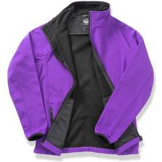 Result Women's Printable Softshell Jacket - Purple/Black