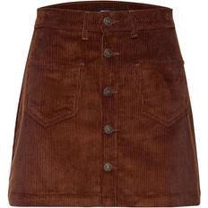 Only Corduroy Skirt - Brown/Coffee Bean