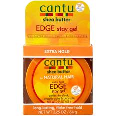 Cantu Edge Stay Gel Shea Butter for Natural Hair Extra Hold 2.3oz