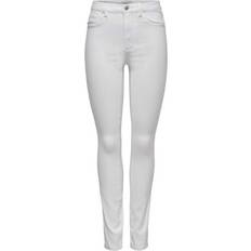 Only Royal Hw Skinny Fit Jeans - White