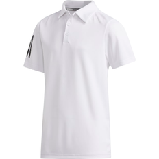 Adidas Junior 3 Stripe Polo - White (FI8673)