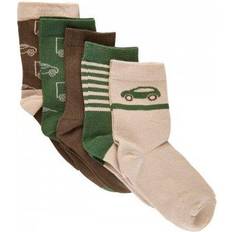 Streifen Socken Minymo Socks 5-pack - Cocoa Brown (5079-281)