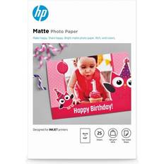 HP Matte Photo Paper 180g/m² 25Stk.