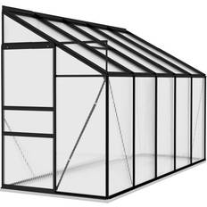 Lean-to Greenhouses vidaXL 312052 3.94m² Aluminum Polycarbonate