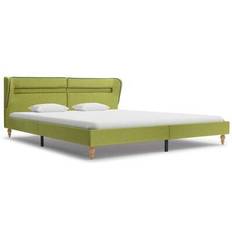 vidaXL Bed with LED Memory Foam Mattress 74cm Bettrahmen 160x200cm