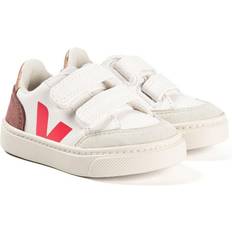 Veja V-12 Velcro ChromeFree Leather - White Multic Dried Petal