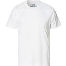 Eton T-skjorter & Singleter Eton Filo Di Scozia T-shirt - White