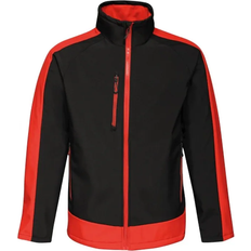 Regatta Contrast 3 Layer Printable Softshell Jacket - Black/Classic Red