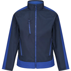 Regatta Mens Contrast 3 Layer Softshell Jacket - Navy New/Royal Blue