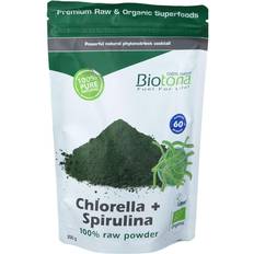 Biotona Chlorella + Spirulina Raw Powder 200g