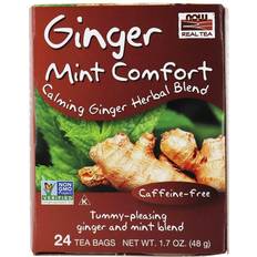 Now Foods Ginger Mint Comfort Tea 1.693oz 24