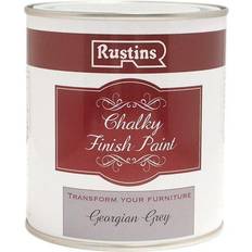 Rustins Quick Dry Chalky Finish Wood Paint Gray 0.066gal