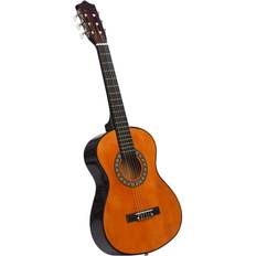 Oransje Akustiske gitarer vidaXL Classical Guitar for Beginners and Children 1/2 34"