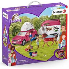 Schleich Spielsets Schleich Horse Adventures with Car & Trailer 42535