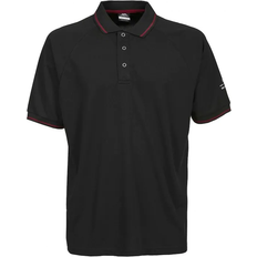 Trespass Bonington Polo Shirt - Black/Red