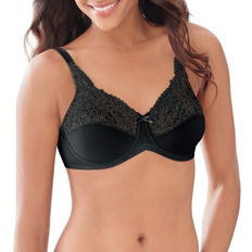 Lilyette® by Bali® Enchantment Lace Minimizer® Bra Black/Latte