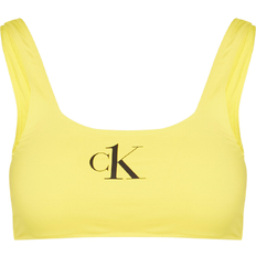 Calvin Klein CK One Bralette Bikini Top - Hazard Yellow