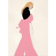 Paper Collective Pink Dress Poster 30x40cm