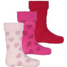 Minymo Baby Sock w. Pattern 3-pack - Red (5066-400)
