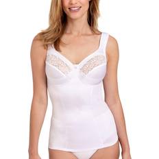 Polyester - Women Bodysuits Miss Mary Grace Soft Bra Shaping Top - White