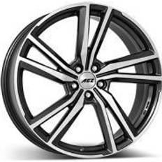 Aez North dark Gunmetal Polished 8x18 5/108 ET42 CB63.4