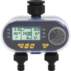 vidaXL Automatic Digital Water Timer with Dual Outlet