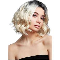 Halloween Kort parykk Smiffys Fever Kourtney Wig Blonde