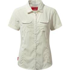 Craghoppers W Nosilife Adventure II Short Sleeves Shirt - Sea Salt