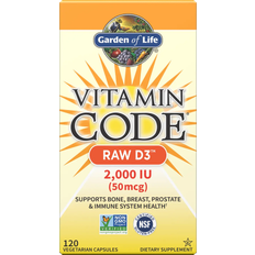 Garden of Life Vitamin Code Raw D3 2000lu 120 Stk.