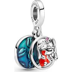 Blue Charms & Pendants Pandora Disney Lilo & Stitch Family Dangle Charm - Silver/Red/Blue/Pink