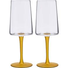 Creatures of Curiosity Gold Stem Wine Glasses S2