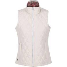 Regatta Women's Charna Insulated Diamond Quilted Bodywarmer - Light Vanilla/Ditsy