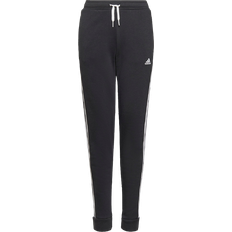 Adidas Girl's Essentials 3-Stripes French Terry Joggers - Black/White (GS2199)