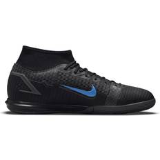 Indoor (IN) - Nike Mercurial - Women Soccer Shoes Nike Mercurial Superfly 8 Academy IC - Black/Iron Grey/Black