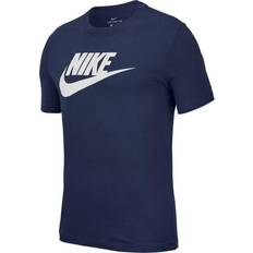 Blue - Men T-shirts Nike Sportswear T-shirt Men - Midnight Navy/ White