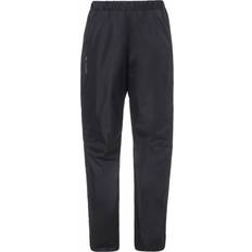 Polyester Regenhosen Vaude Women's Fluid Full-Zip Rain Pants - Black